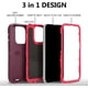 thumbnail image 2 of for iPhone 13 Pro Max Case with Full Body Protection, Heavy Duty Shockproof 3 in 1 Silicone Rubber with Hard PC Rugged Durable Phone Cover for iPhone, 2 of 4