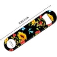 thumbnail image 4 of 2 Pack Stainless Steel Flat Bottle Opener Sunflower Pomegranate with Leaves Beer Openers for Kitchen, Bar or Restaurant, 4 of 4
