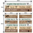 thumbnail image 3 of Brown Rustic Farmhouse Kitchen Curtains Short and Valance Set Wooden Board Country Farm Cow Dining Room Fabric Curtain Drapes Retro Cafe Curtains with Valance for Home Decor, 3 of 5