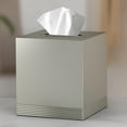 thumbnail image 2 of nu steel Special Metal Square Facial Tissue Box Cover Holder for Bathroom Vanity Countertops SPM9H, 2 of 5