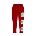thumbnail image 4 of Pantalones de Ajuste Seco de la Moda de las Mujeres Imprimidas Leggings, Deporte de Yoga Elástico de Poliéster Elástico Respirable, 4 of 4