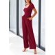 thumbnail image 3 of Mono Enterizo PRETTYGARDEN Rojo Vino Cuello Cuadrado XL, 3 of 8