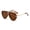 C13 Dark Tea Frame Tea Tablets, variant on Retro Aviator Sunglasses for Men Women, Large Frame Gradient Lens Fashion Sunglasses Multi‑Color Trendy Outdoor Travel Eyewear