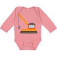 thumbnail image 3 of Inktastic Kids Construction Crane Boys or Girls Long Sleeve Baby Bodysuit, 3 of 5