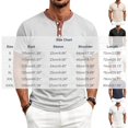 thumbnail image 3 of IhhxPro Big and Tall Men's Short Sleeve Henley T-Shirt with Button Detail Contrast Collar Casual Cotton Slim Fit Everyday Wear Summer Top S-3XL, 3 of 7