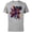 Athletic Heather, variant on Guardians of the Galaxy Volume 3 Cosmic Team - Short Sleeve Cotton T-Shirt for Adults - Customized-Red