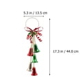 thumbnail image 4 of 1 Pc Christmas Tree Hanging Decoration Metal Bells String Hanging Decoration, 4 of 8