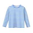thumbnail image 5 of Girls Long Sleeve Shirts Soft Kids Crewneck T-Shirts 2026 Cute Toddlers Tops Basic Tees, 5 of 6