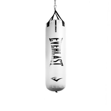 Everlast Elite 2 Nevatear 80lb Heavy Punching Bag w/Hanging Strap, White