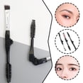 thumbnail image 2 of Foldable Eyelash Eyebrow Brush Curling Brush Tool Double-headed Eyebrow Brush, 2 of 3