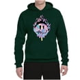 thumbnail image 2 of Wild Bobby Trippy Happy Face Unisex Hoodie Sweatshirt, 2 of 6