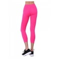 thumbnail image 3 of Women's Seamless Capri Length Nylon Athletic Leggings, 3 of 3