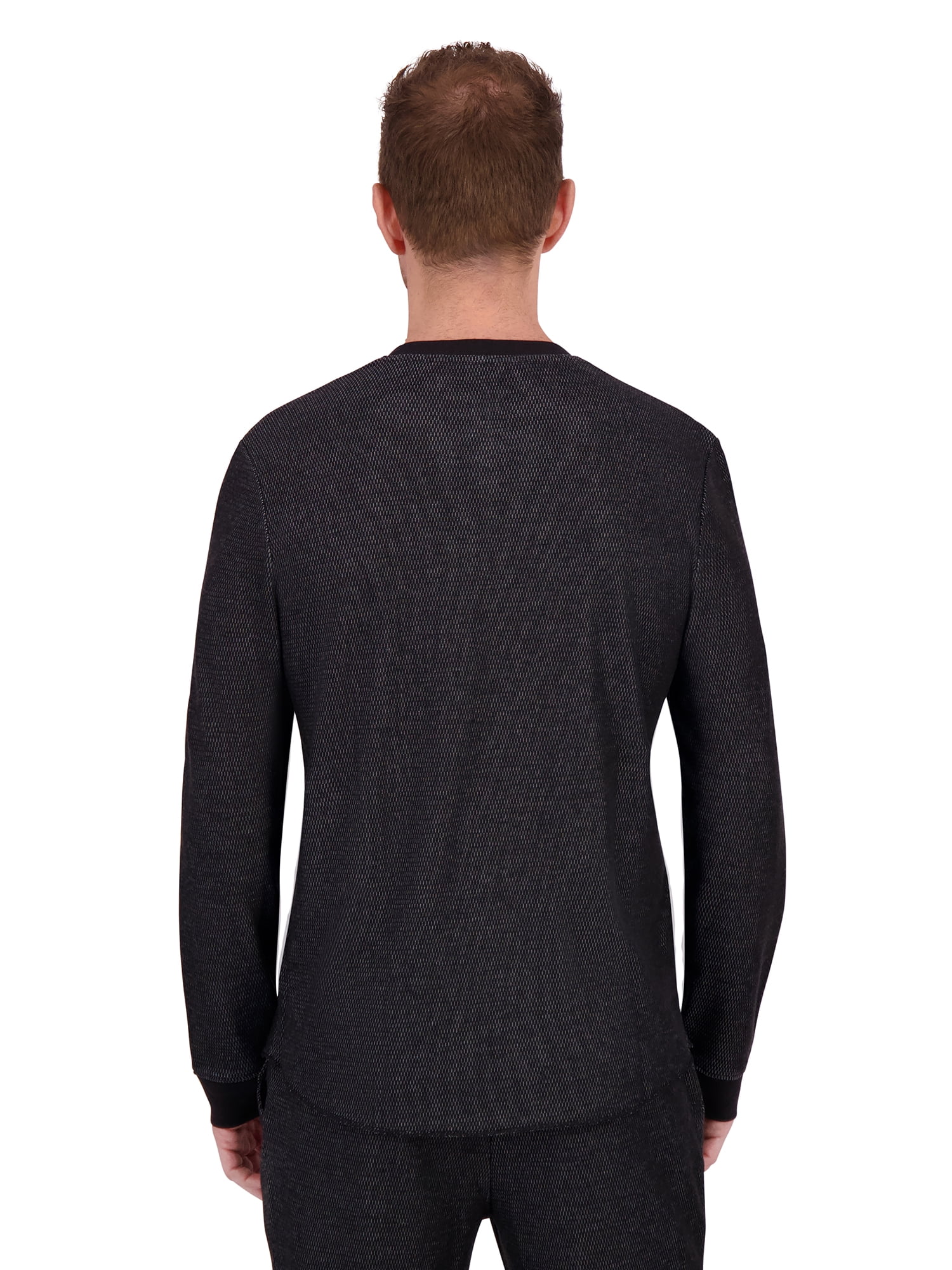 Hanes Mens Raschel Thermal Henley Pajama Top and Sleep Jogger Set, Sizes S-2XL