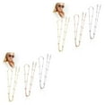 thumbnail image 2 of Wisewang 3pcs Metal Sunglasses Lanyard Retainer Strap Wide Usage Exquisite For Women And Men Universal 2Set, 2 of 6