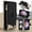 Black, variant on Allytechgroup Wallet Case for iPhone 14 Pro Max with Makeup Mirror, Detachable Metal Shoulder Strap Cards Slots Zipper Pocket Shockproof Protective Phone Case for iPhone 14 Pro Max, White