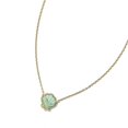 thumbnail image 1 of Adjustable Length Copper Necklace with Shell Aventurine Gemstones Clavicle Accessories For Casual Or Formal Wear Multicolor, 1 of 4