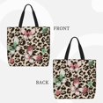 thumbnail image 2 of Fotbe Leopard Dots Bolsa Tote con Estampado para Mujer, Bolsos con Cremallera, Bolsa de Hombro Casual de Gran Capacidad con Bolsillos Internos, 2 of 7