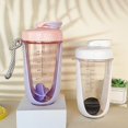 thumbnail image 4 of 1 Set 590ml Shaker Bottle Large Capacity Leak-proof Drop-resistant Heat Resistant Protein Mixing Shake Water Bottle Exercise Use, 4 of 8