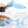 thumbnail image 4 of 50/100pcs 260 Balloons Long Modelling Balloons for Kids Birthday Decoration, 100% Biodegradable Latex Balloons, Safe and Non-Toxic, Perfect for Party Decorations, Arts and Crafts, 4 of 6