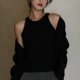 thumbnail image 4 of Women Summer Sleeveless Basic Crop for Tank Top Ribbed Knit Solid Color Racerback Off Shoulder Mini Vest Sports Cami Shi M, 4 of 4