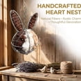 thumbnail image 6 of Handmade Fiber Bird Nesting, Alpaca Fiber Bird Material House, Refillable Hummingbird Nest Holder, Winter Fowl Gifts Animal Hummingbirds Lovers Home Garden Yard, 6 of 10