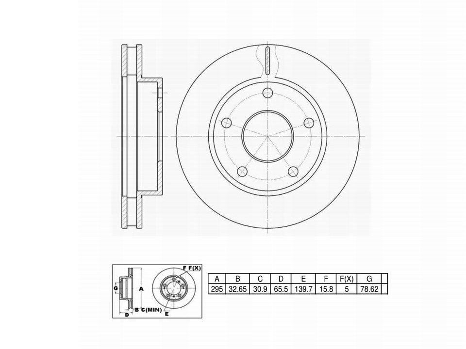 Winstop Brake Rotor, Front WS231004, Dodge Ram 1500 1999-1994