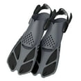 thumbnail image 1 of 2Pcs Nage Palmes Snorkel Chaussures pour la Plongée Sous-Marine Femmes Taille Noir, 1 of 5