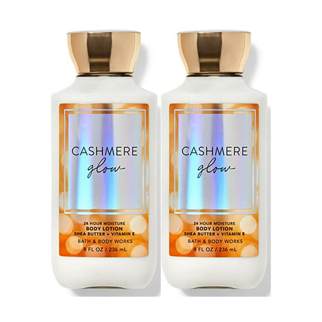 Set de loción Bath & Body Works Cashmere Glow, 240 ml, paquete de 2