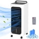 thumbnail image 1 of 26" Evaporative Air Cooler with Ice Packs, 3-In-1 Ice Cooling Fan, Portable Swamp Cooler with Water Tank, Timer, 90° Oscillating, Remote, for Home Office Bedroom, 1 of 4