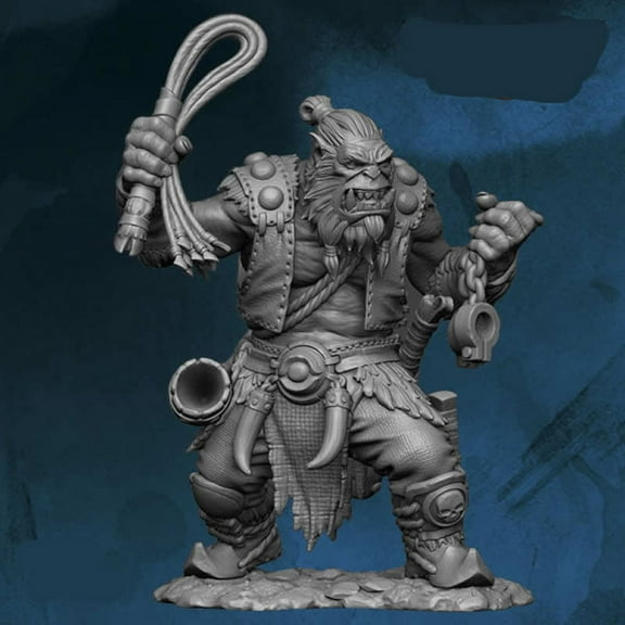 Orc Slaver Figure Kit 28mm Heroic Scale Miniature Unpainted First Legion