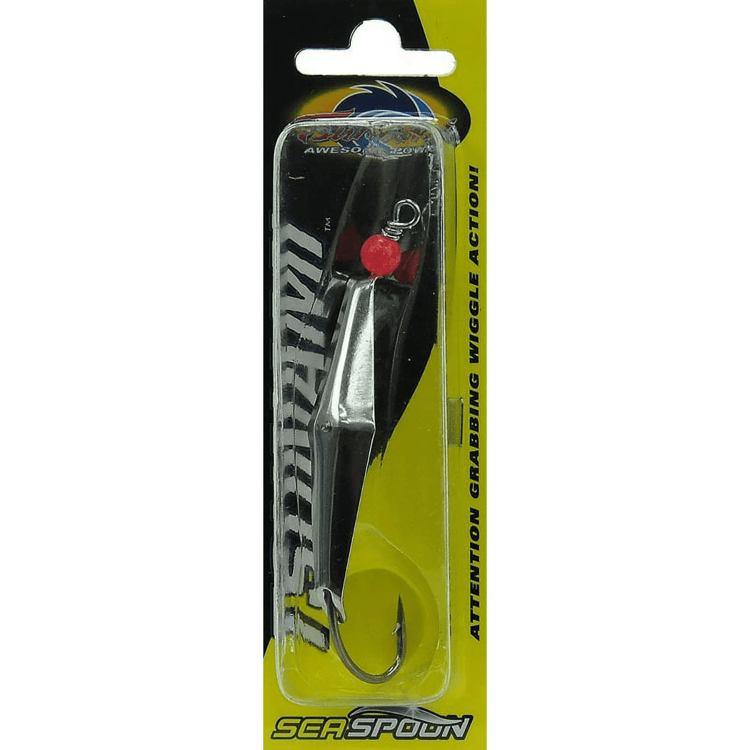 Tsunami Sea Spoon Trolling Lure – 3'', Silver, 5 oz.