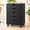 Black/5 Drawers, variant on 7 Drawer Mobile Storage Cabinet with Wheels, Wooden Office Filing Cabinet Dresser Chest, Rolling Storage Organizer Cart for Home, Office, Bedroom