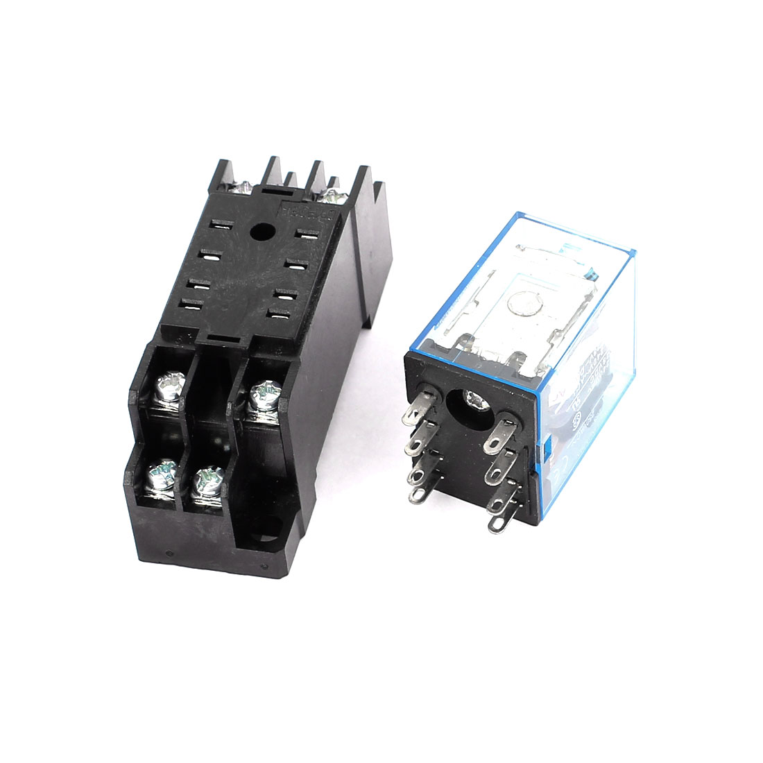24V Coil Voltage 8 Pin 35mm DIN Rail Mount Relay w