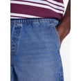 thumbnail image 4 of No Boundaries Denim Shorts with Elastic Waist, 100% Cotton, 7" Inseam, Men's XS-5XL, 4 of 5