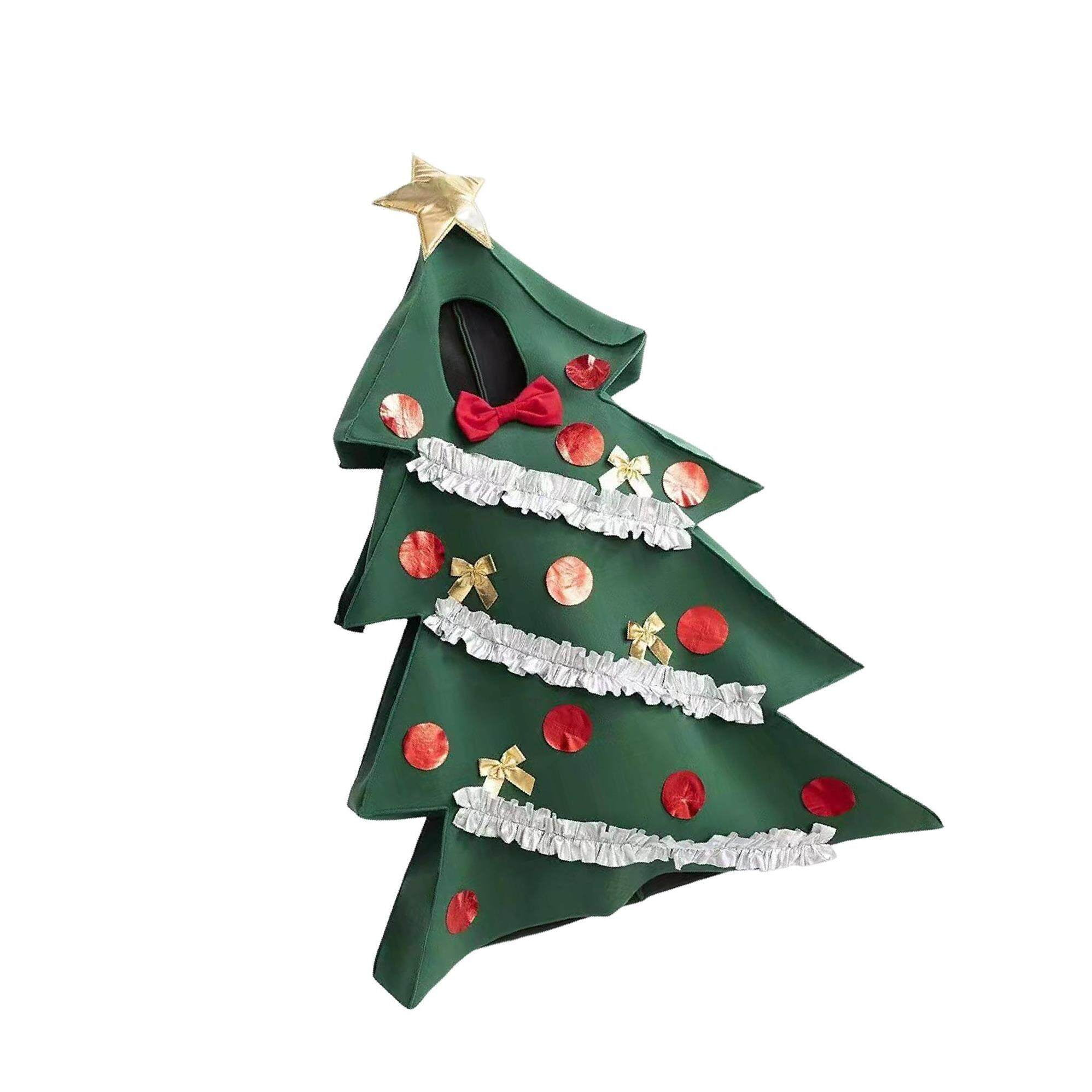 Christmas Tree Costume Xmas Party Accessories Stage Performance Clothes for Halloween Xmas Photo Prop Walmart
