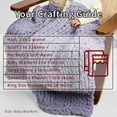 thumbnail image 7 of 1Pcs 0.55LB 25mChunky Chenille Yarn for Blanket, Super Bulky Soft Thick Fluffy Jumbo Giant Washable Polyester Big Yarn for Hand Knitting Extreme DIY Arm Knitting Throw Rugs Pillow, 7 of 7