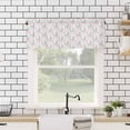thumbnail image 3 of Windows Curtains Valance, Ice Cream Summer Dessert Starfish Short Kitchen Window Treatment Curtain, Holiday Rustic Farmhouse Rod Pocket Valances for Living Room/Bedroom 54x18 Inch, 3 of 5