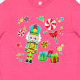 thumbnail image 4 of Inktastic Holiday Nutcracker and Candy for Christmas Youth T-Shirt, 4 of 5
