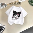 thumbnail image 2 of Marca Kulomi, camiseta de algodón de verano para niños, linda camiseta de dibujos animados de Sanrio para niño y niña, ropa informal de moda para niña bebé, 2 of 5
