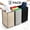 Multicolor, variant on 3Pcs Laundry Sorter Replacement Bag Laundry Hamper Cart Removable Replacement Bag Hamper Liner No Hook 15 x 9 x 22 Inch