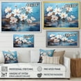 thumbnail image 4 of Designart "Meditative Stillness With Reflective Lotus" Lotus Floater Framed Wall Art Living Room, 4 of 5