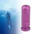 thumbnail image 1 of Herramientas de práctica auxiliares de ecualización de oído de buceo libre, ecualizador de aluminio profesional, oído de buceo libre para buceo, snork Púrpura, 1 of 8
