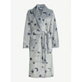 thumbnail image 3 of Joyspun Women's Plush Sleep Robe, Size S to 3X, 3 of 5