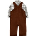 thumbnail image 2 of Carter's Child of Mine Baby Boy Overall Set, 2-Piece, Sizes 0/3-24 Months, 2 of 6