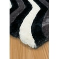 thumbnail image 3 of United Weavers Veria Mekan Shag Abstract Area Rug, Black, 5'3" X 7'2", 3 of 5