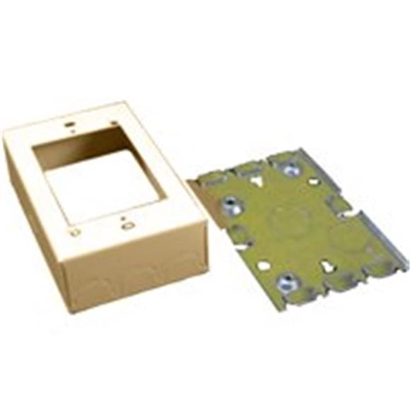 Ivory Deep Outlet Box 1.37 In.