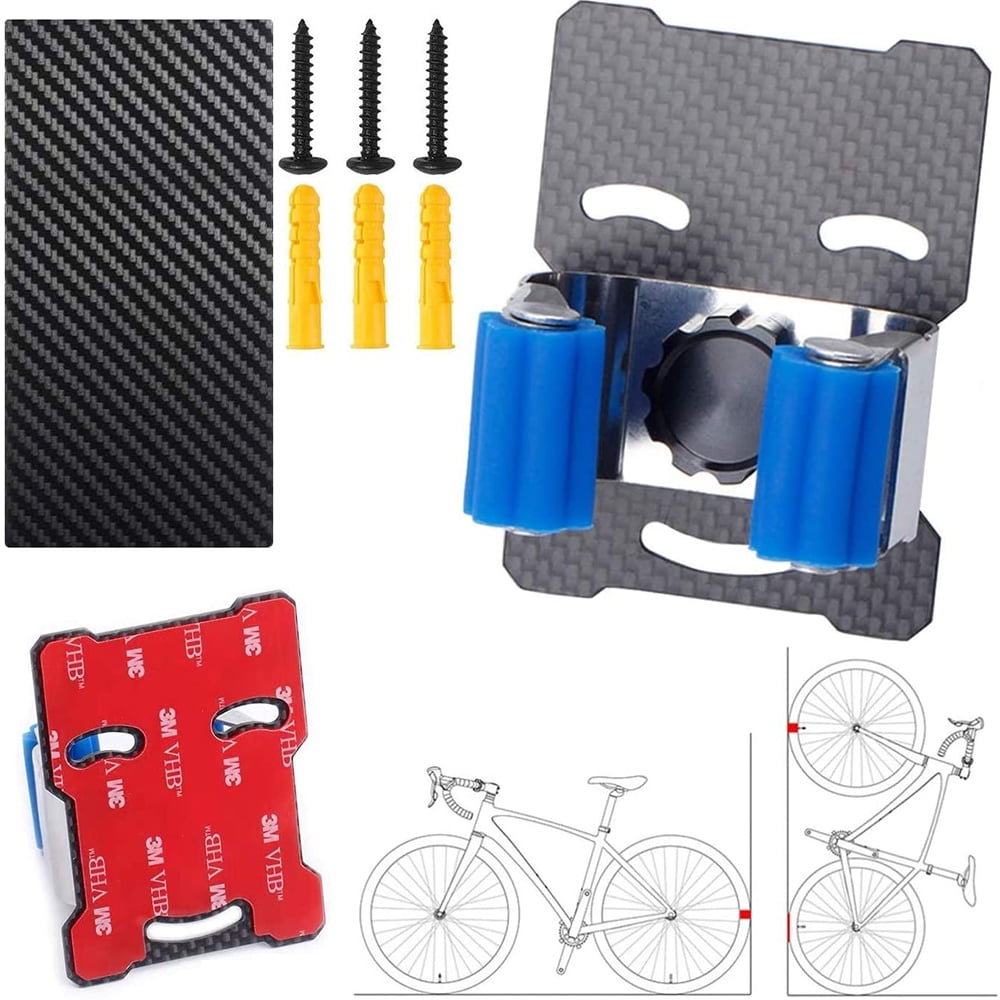 Parking Buckle Portable Bike Storage Holder Design Space Saving for Road Bikes and Mountain Bikes CHOOSER Bike Clip for Wall Indoor 