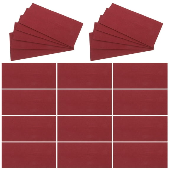 TEHAUX Dark Red Napkins Dining Guest Towels 50 Sheets 16.9 x 11.8 Inches Soft Absorbent Paper