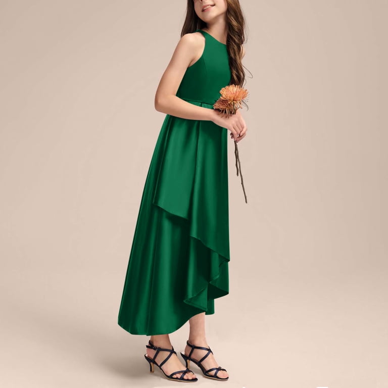 premium dresses for girls elegant parties Fyduu Girls Dresses Summer Dress Girls Party Dresses Elegant Lace Long Sleeve Formal Gown For Birthday Celebration Daily Wear Party Tulle Dresses 9-10