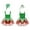 A Green, variant on iiniim Kids Girls Christmas Costume Sequins Dance Ballet Leotard Tutu Dress Xmas Santa Elf Cosplay with Hat Size 6-16 A Green 10